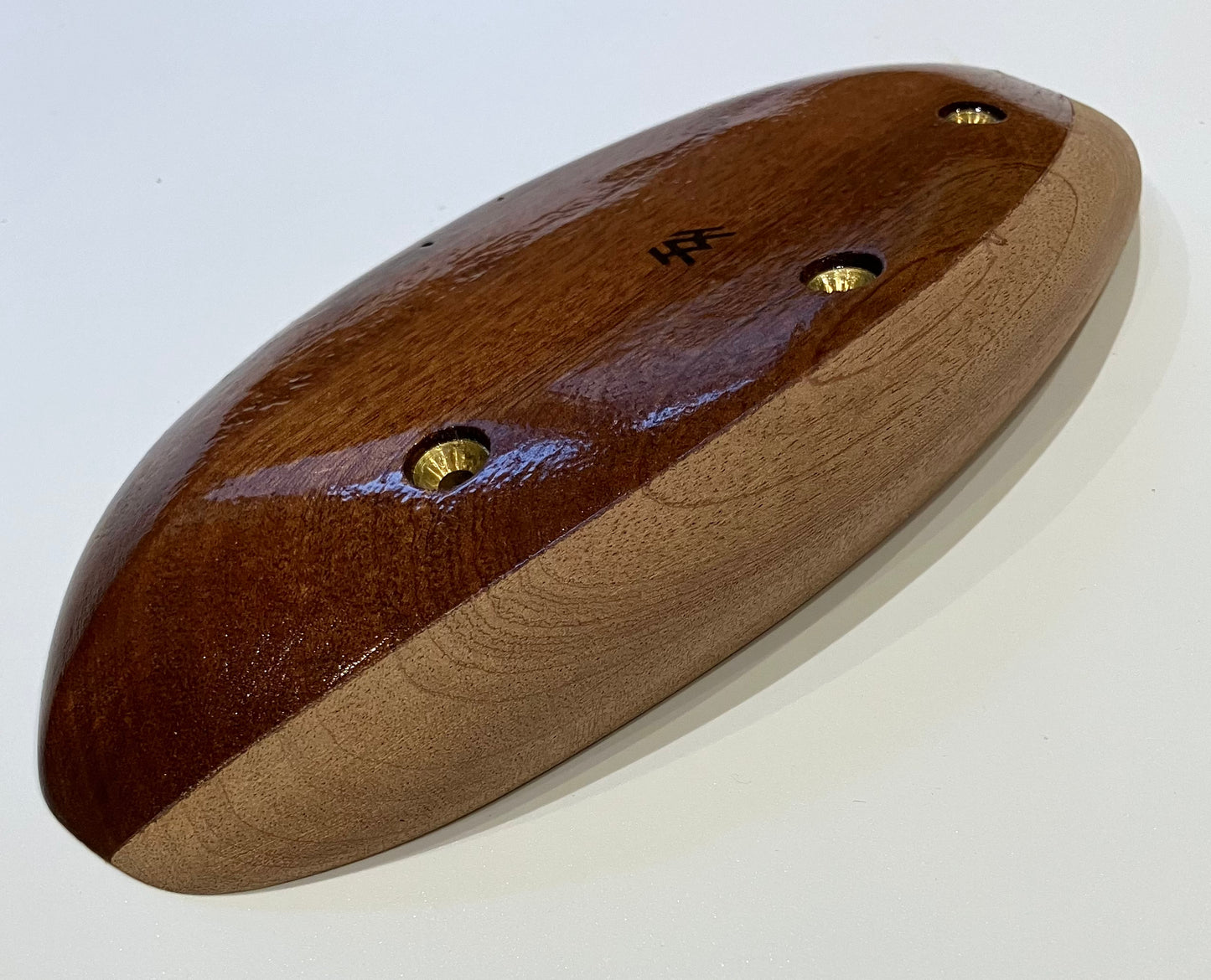 Varnished sapele crimp/edge rail