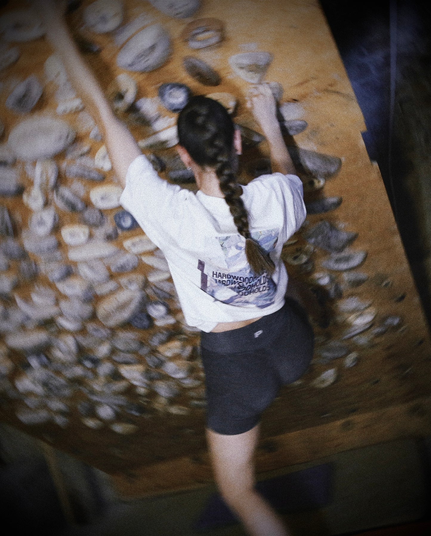 OVERSIZED WHITE HARDWOODHOLDS T-SHIRT