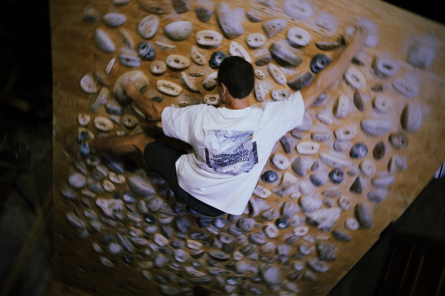 OVERSIZED WHITE HARDWOODHOLDS T-SHIRT