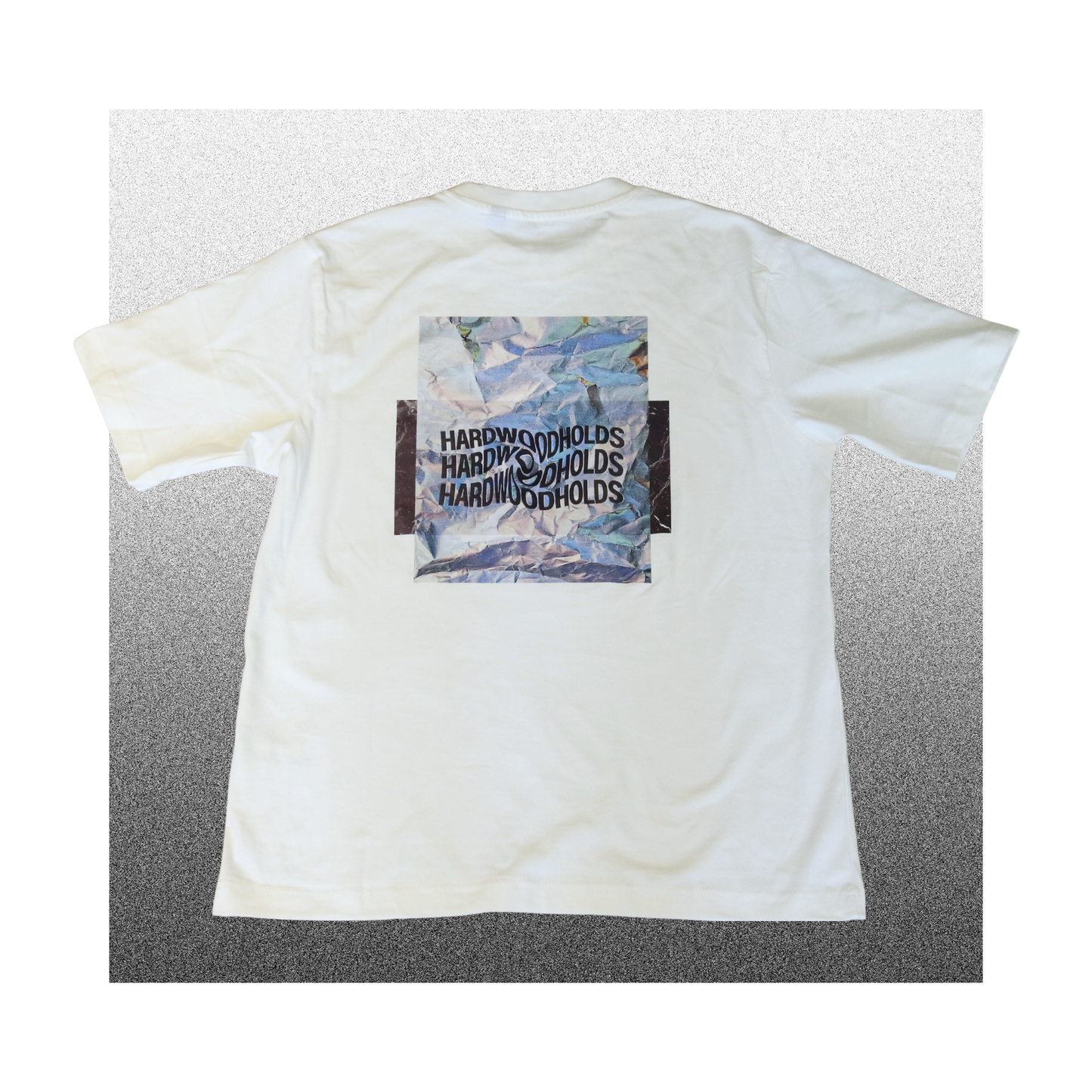 OVERSIZED WHITE HARDWOODHOLDS T-SHIRT