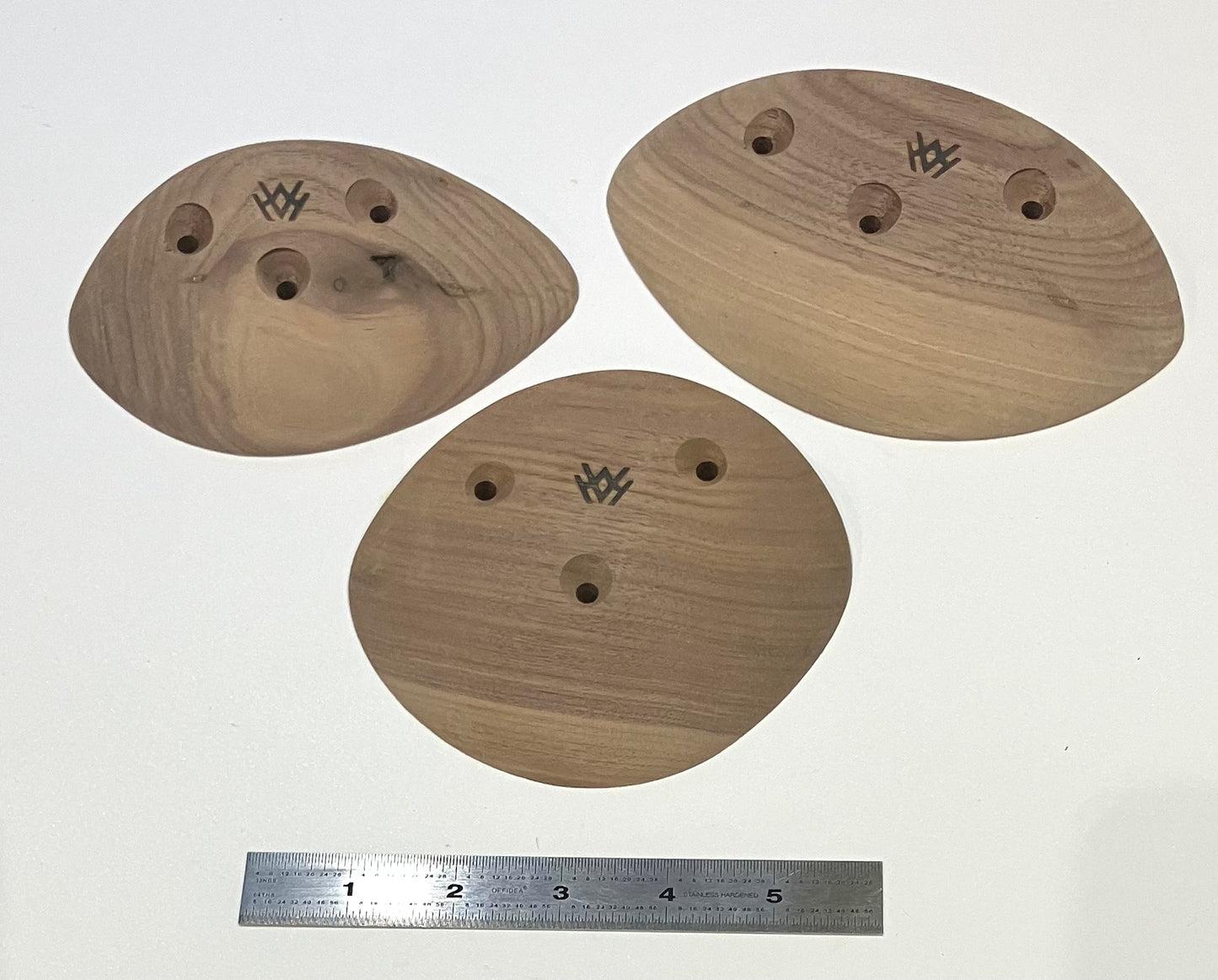 Walnut crimps and edges