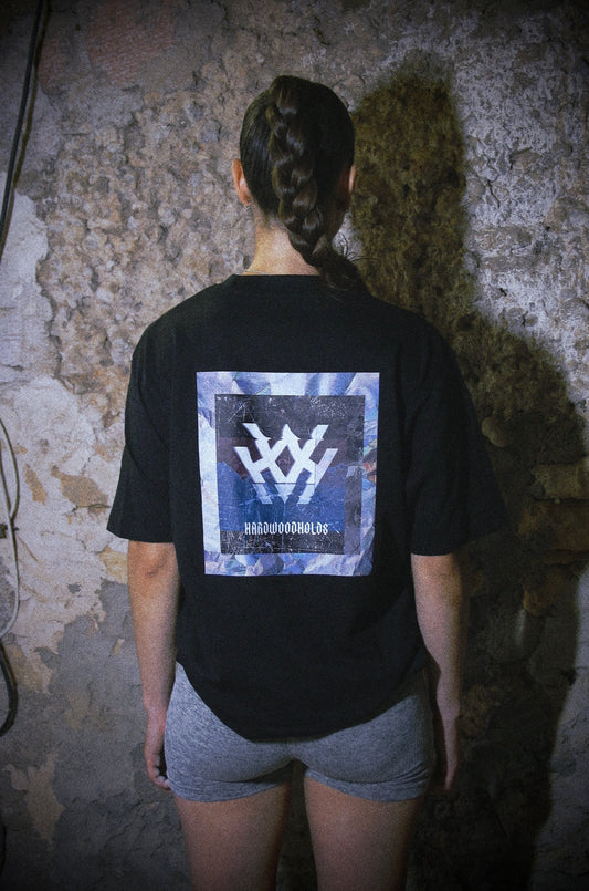 OVERSIZED BLACK HARDWOODHOLDS T-SHIRT
